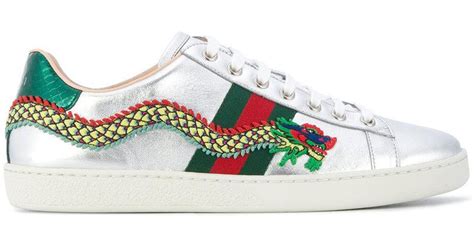 gucci ace embroidered dragon|gucci ace shoes customer service.